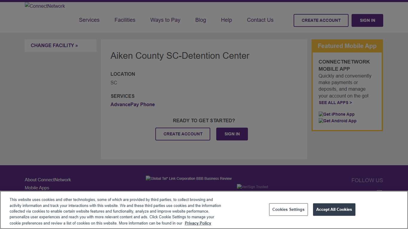 Aiken County SC-Detention Center ConnectNetwork